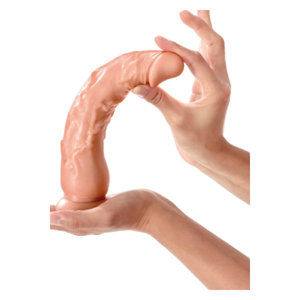 Gode plug réaliste grande taille avec ventouse 21cm 